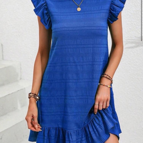 Lilac Ruffled Dress - Picture 3 of 5